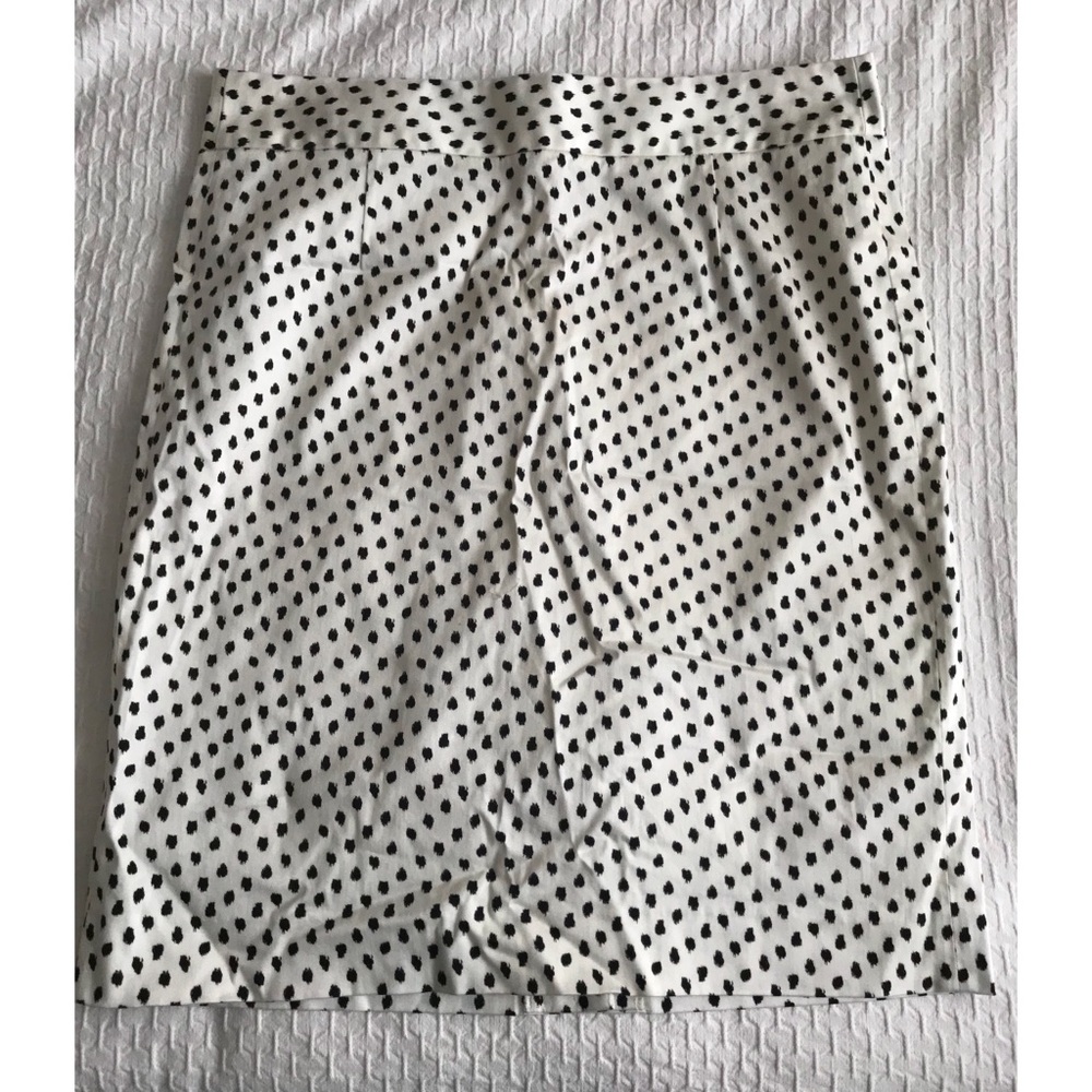 J. Crew Polka Dot Straight Skirt